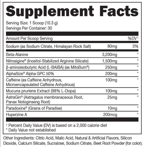 Bucked Up LFG Burn Pre-Workout - 100 Series|Pre Workout|Bodyandfitness.com