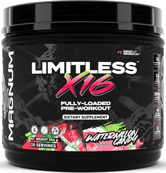Magnum Nutraceuticals Limitless X16|Pre Workout|Bodyandfitness.com