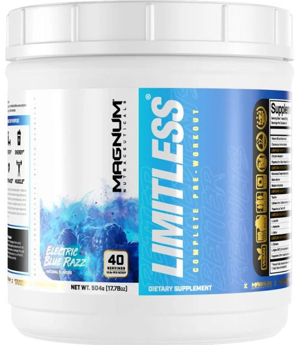 Magnum Nutraceuticals Limitless Pre-Workout 40 Servings|Pre-Workout|Bodyandfitness.com