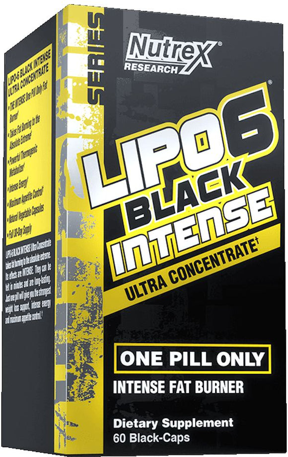 Nutrex Lipo-6 Black Intense with FREE CLA