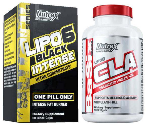 Nutrex Lipo-6 Black Intense with FREE CLA