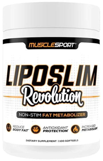 MuscleSport, Liposlim Revolution, 90 Softgels, Non-Stim Fat Burner
