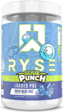 Ryse Supplements Loaded Pre-Workout Sour Blue Razz-1
