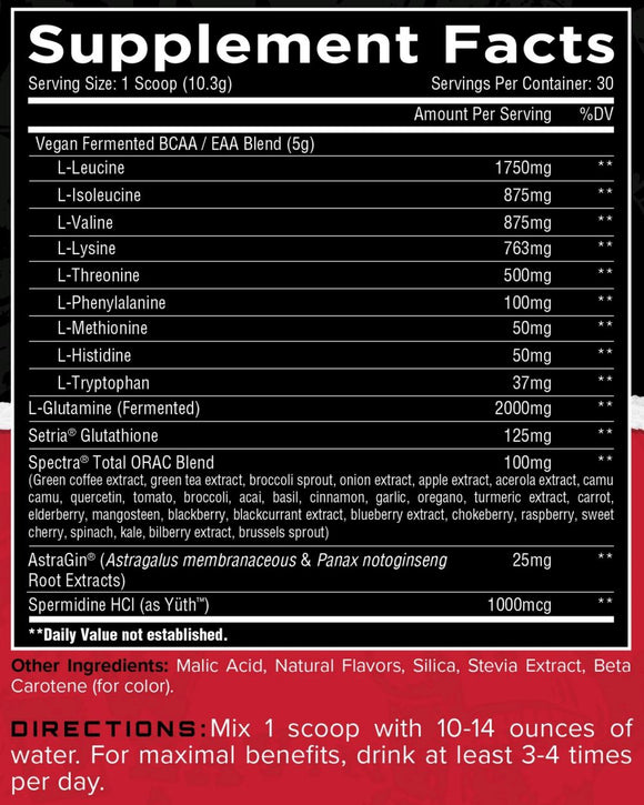 Unmatched Supps Longevity EAA|BCAA|Bodyandfitness.com