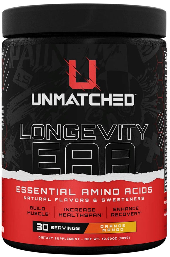 Unmatched Supps Longevity EAA|BCAA|Bodyandfitness.com