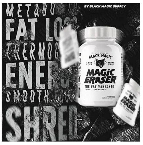 Black Magic Supply Magic Eraser Fat Burner 84 Capsules|Acety-L-Carnitine|Bodyandfitness.com