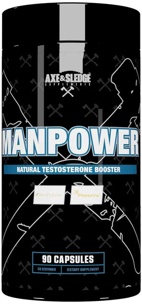 Axe & Sledge Manpower Natural Testosterone Booster|Test Booster|Bodyandfitness.com