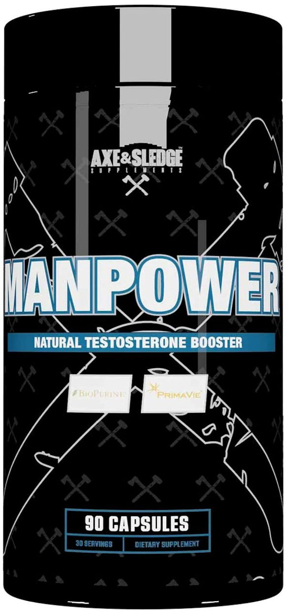 Axe & Sledge Manpower Natural Testosterone Booster|Test Booster|Bodyandfitness.com