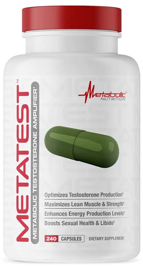Metabolic Nutrition MetaTest 240 Capsules|Test Booster|Bodyandfitness.com