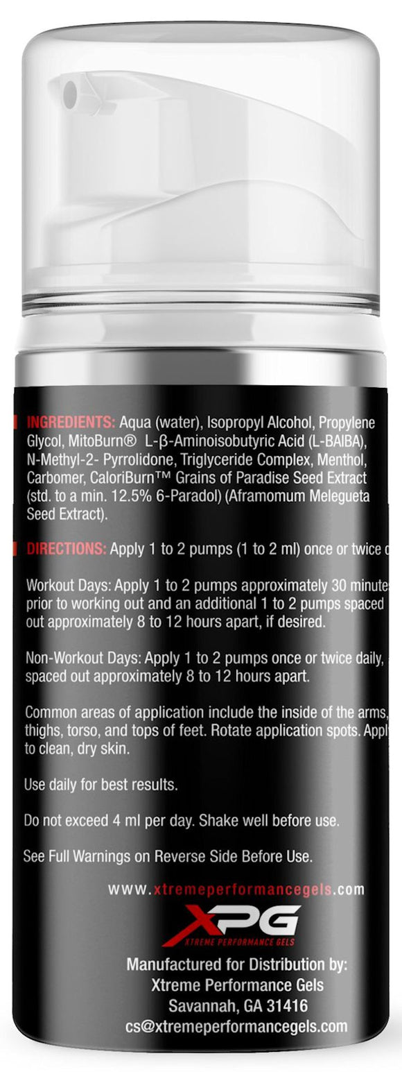 Xtreme Performance Gels XPG MitoBurn Gel Maximum Strength|Fat Burner|Bodyandfitness.com