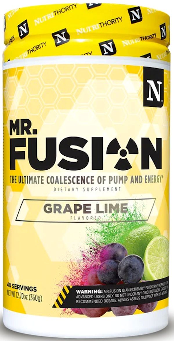 Nutrithority Mr. Fusion Pre-Workout grape