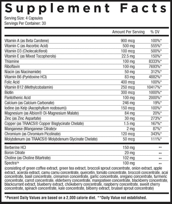Core Nutritionals Multi 120 Capsules