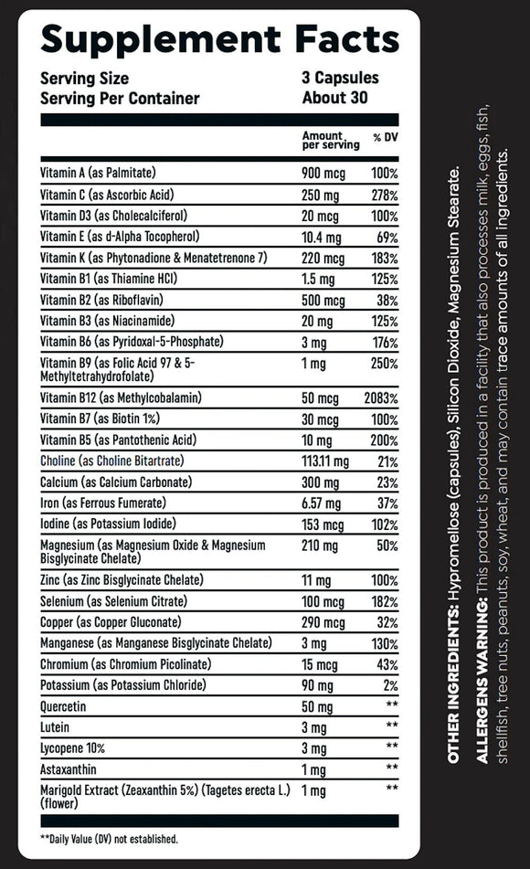 HTLT Supps MultiVit|Multi Vitamin|Bodyandfitness.com