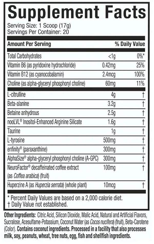 Muscle Tech Euphori Q Pre-Workout