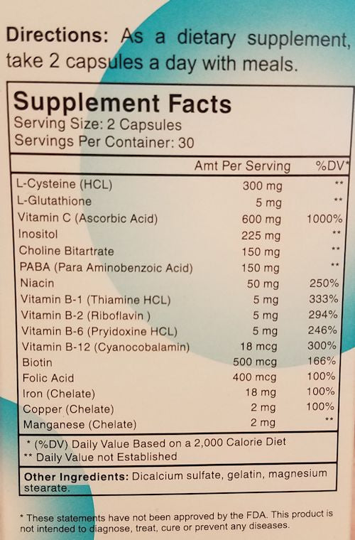 New Re-Born Hair Vitamins by Health and Beauty