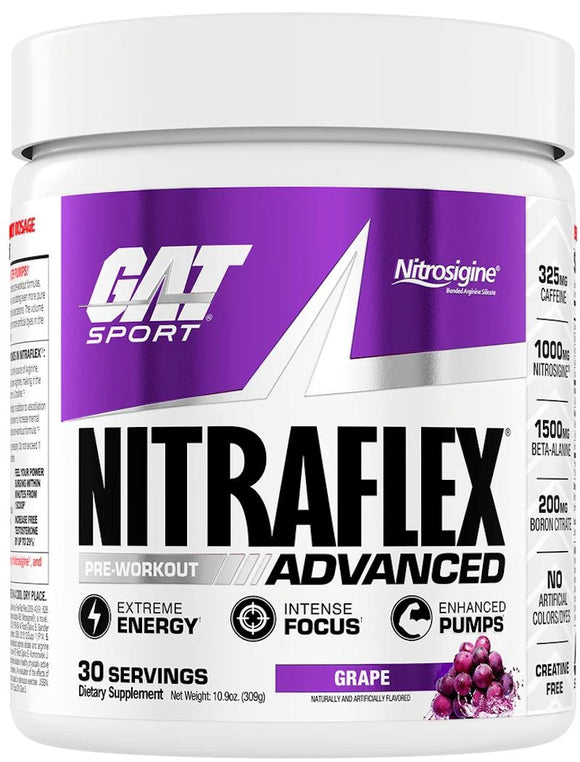 GAT Sport Nitraflex ADVANCED Pre-Workout|Pre-Workout|Bodyandfitness.com