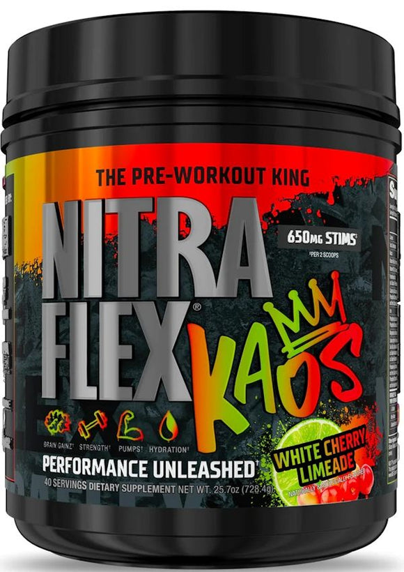 GATSport Nitra Flex Kaos King Of Pre-Workouts 40 Servings|Pre-Workout|Bodyandfitness.com