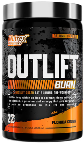 Nutrex Outlift Burn Fat Burning Pre-Workout|Fat Burner|Bodyandfitness.com