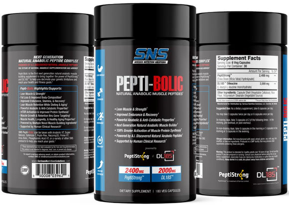 Serious Nutrition Solutions Pepti-Bolic 180 Capsules|mass size|Bodyandfitness.com