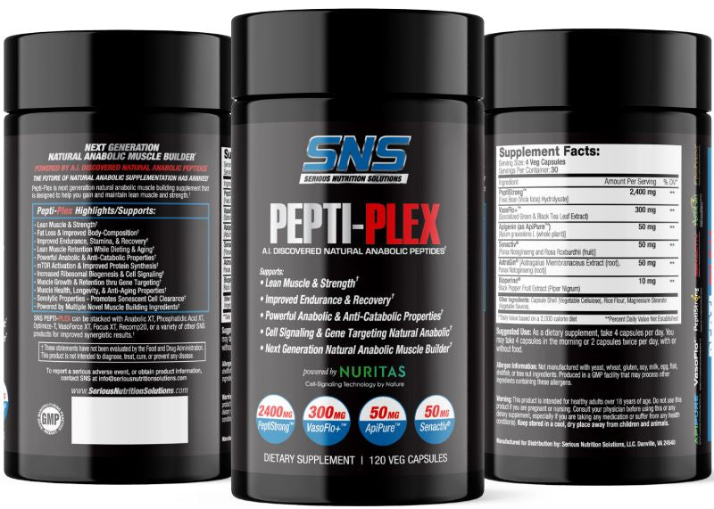 Serious Nutrition Solutions SNS Pepti-Plex - 120 Cap b