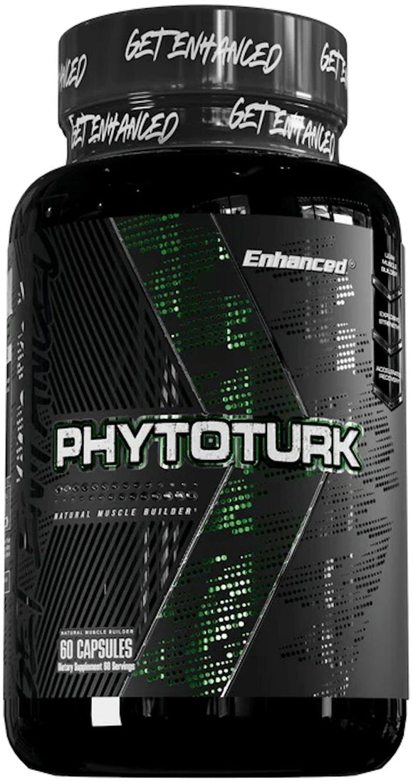 Enhanced Labs Phytoturk Turkesterone 60 Capsules|Test Booster|Bodyandfitness.com