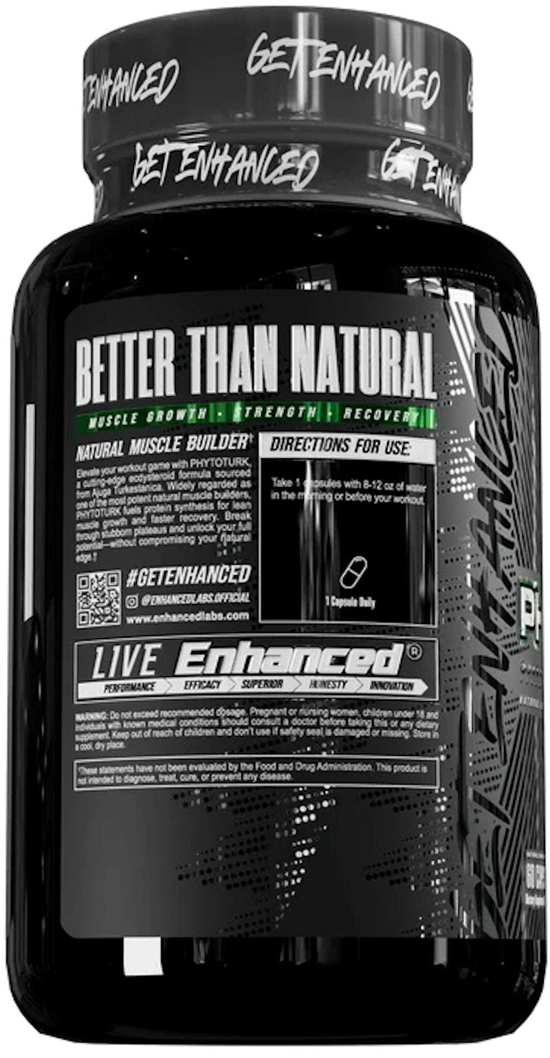 Enhanced Labs Phytoturk Turkesterone 60 Capsules| Bodyandfitness.com