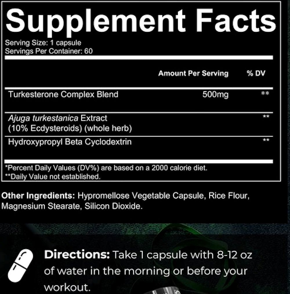 Enhanced Labs Phytoturk Turkesterone 60 Capsules| Bodyandfitness.com
