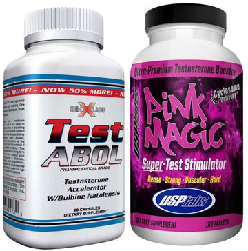 USP Labs Pink Magic w/ FREE Test-Abol - Super Test Booster, Muscle Builder