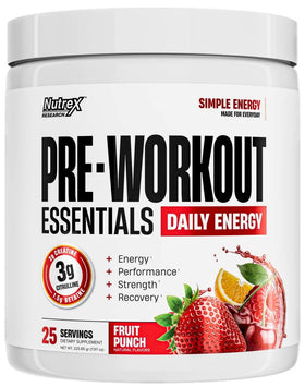 Nutrex Pre-Workout Essentials Daily Energy|Pre Workout|Bodyandfitness.com
