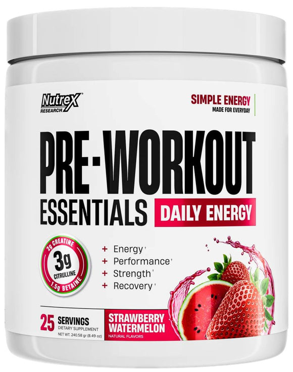 Nutrex Pre-Workout Essentials Daily Energy|Pre Workout|Bodyandfitness.com
