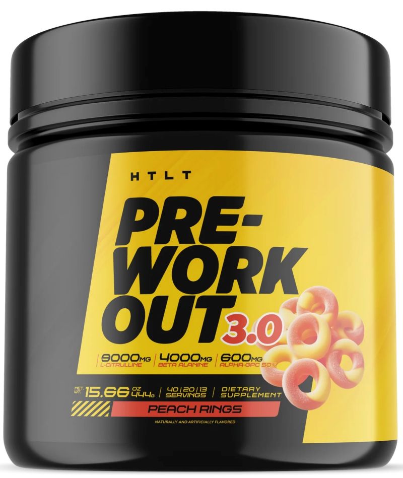 HTLT Supps Preworkout 3.0 Peach|Pre Workout|Bodyandfitness.com
