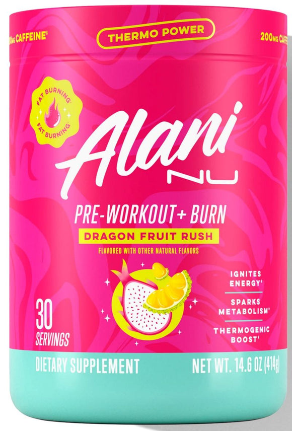 Alani Nu Pre-Workout+ Burn 30 Servings|Pre Workout|Bodyandfitness.com