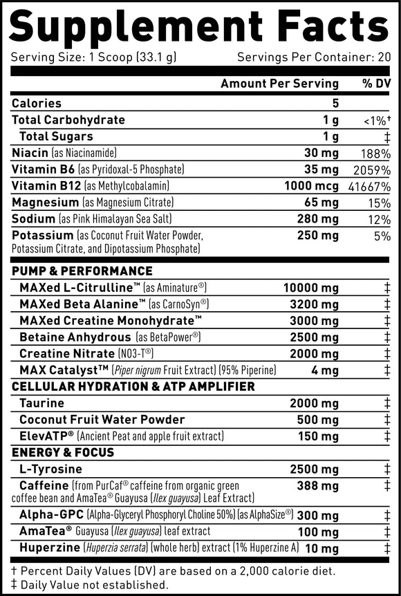 Kaged Pre Workout Elite Powder