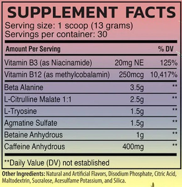 Raw Nutrition Pre Extreme High-Stim Pre-Workout|Pre-Workout|Bodyandfitness.com