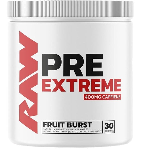 Raw Nutrition Pre Extreme Pre Workout 30 Servings punch