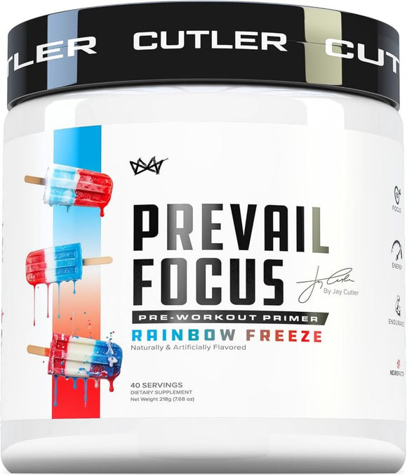 Cutler Prevail, Pre Workout, Nootropics Lazer Focus, Energy Stim|Pre Workout|Bodyandfitness.com