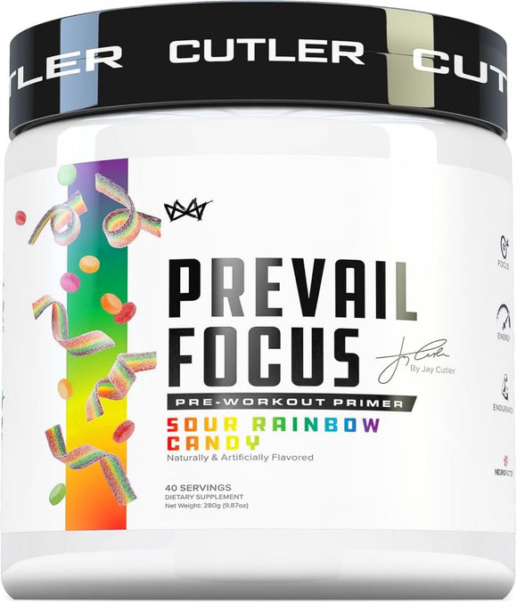 Cutler Prevail, Pre Workout, Nootropics Lazer Focus, Energy Stim|Pre Workout|Bodyandfitness.com