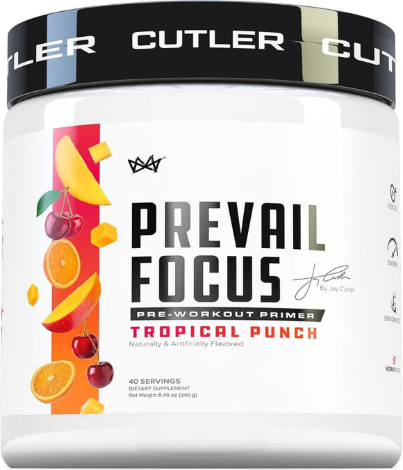 Cutler Prevail, Pre Workout, Nootropics Lazer Focus, Energy Stim|Pre Workout|Bodyandfitness.com