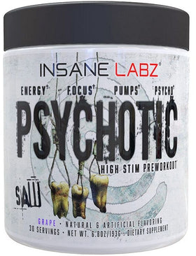Insane Labz Psychotic SAW High Stim|Pre Workout|Bodyandfitness.com