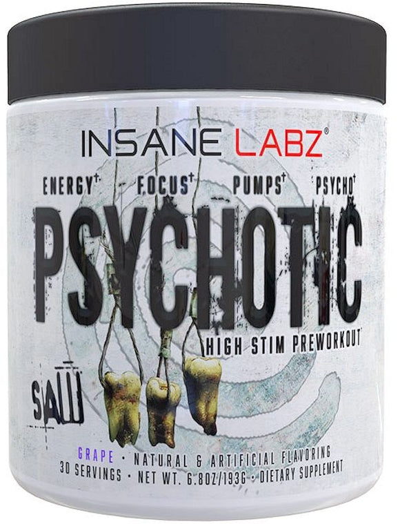 Insane Labz Psychotic SAW High Stim|Pre Workout|Bodyandfitness.com