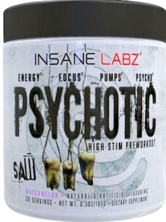 Insane Labz Psychotic SAW High Stim|Pre Workout|Bodyandfitness.com
