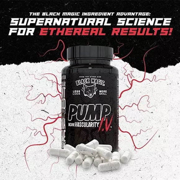 Black Magic Supply Pump IV Non-Stimulant Pre Workout 150 Capsules|Muscle Pump|Bodyandfitness.com