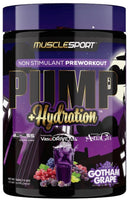 MuscleSport, Pump+Hydration, Non Stim, Pre-workout, 40 Servings|Pre Workout|Bodyandfitness.com