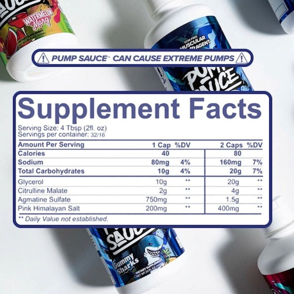 Pump Sauce Liquid Pre-Workout Stim Free