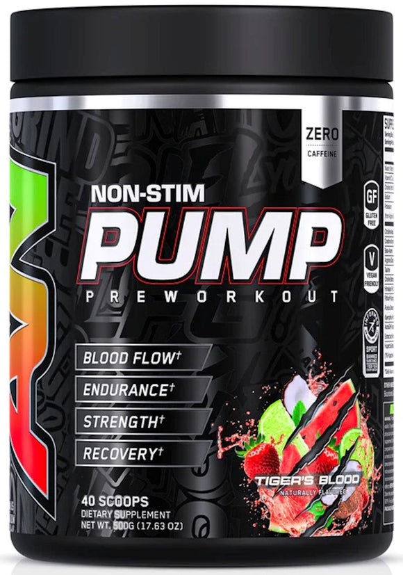 AN Supps Pump Pre-Workout Non-Stim Sour Gummy Bear