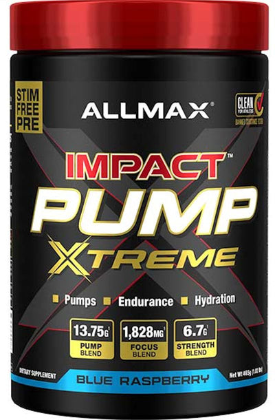 AllMax Impact Pump Xtreme Stim Free Pre-Workout (Copy)|Muscle Pumps|Bodyandfitness.com