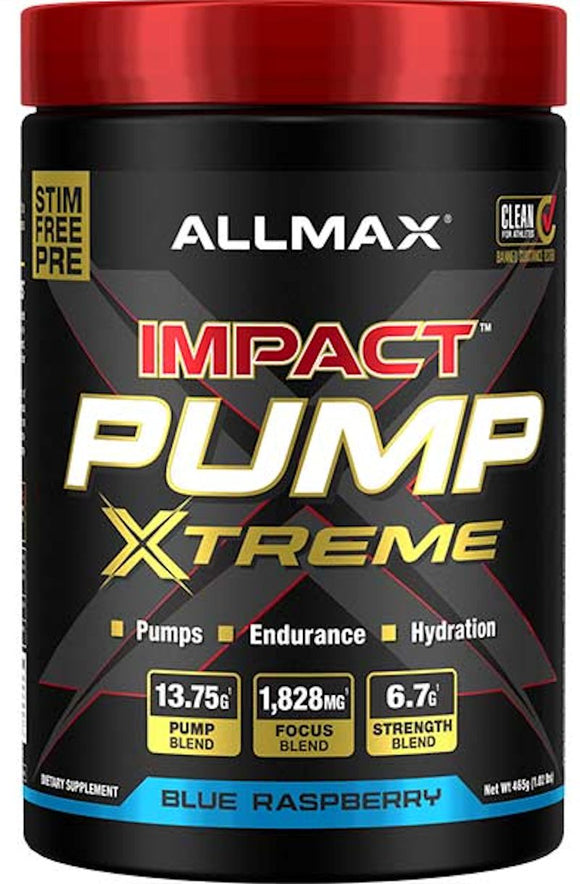 AllMax Impact Pump Xtreme Stim Free Pre-Workout (Copy)|Muscle Pumps|Bodyandfitness.com