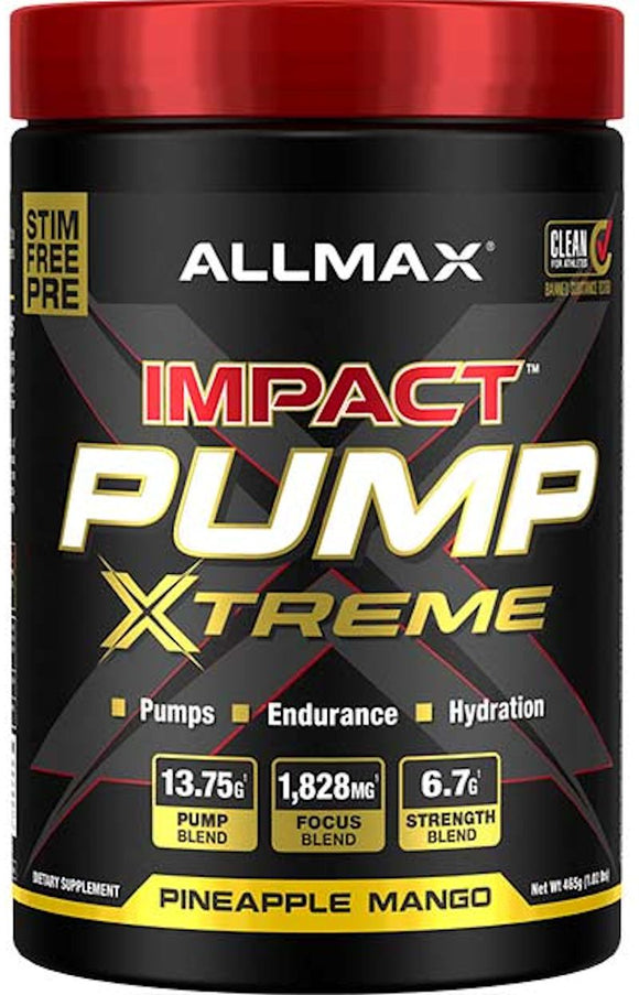 AllMax Impact Pump Xtreme Stim Free Pre-Workout (Copy)|Muscle Pumps|Bodyandfitness.com