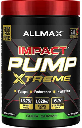 AllMax Impact Pump Xtreme Stim Free Pre-Workout (Copy)|Muscle Pumps|Bodyandfitness.com