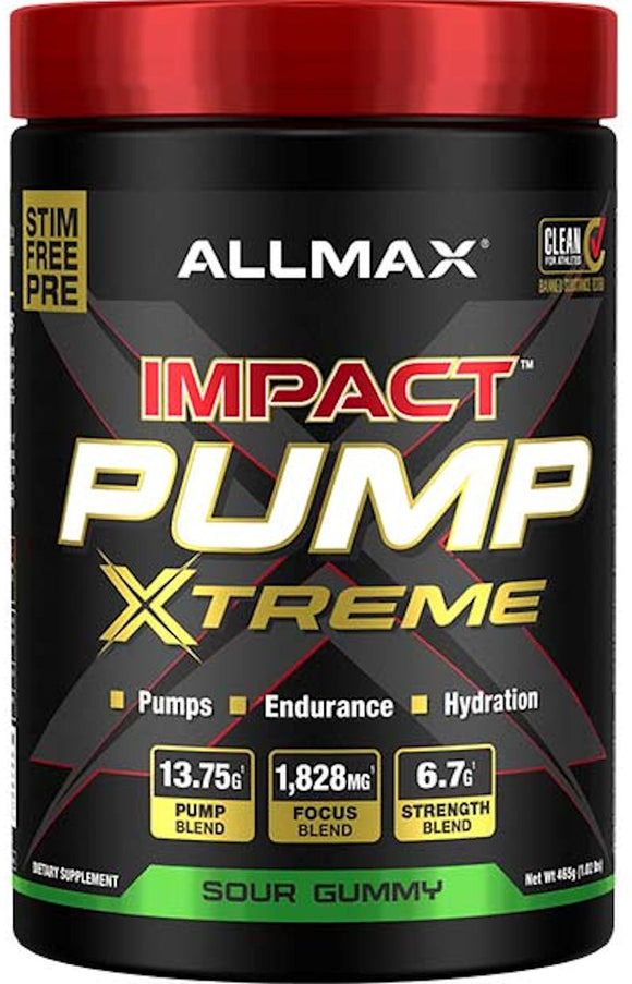 AllMax Impact Pump Xtreme Stim Free Pre-Workout (Copy)|Muscle Pumps|Bodyandfitness.com